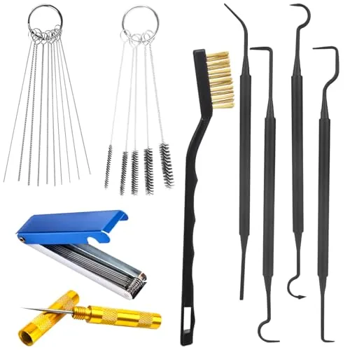 CYUXING 9Pc Carb & Welding Tip Cleaning Kit