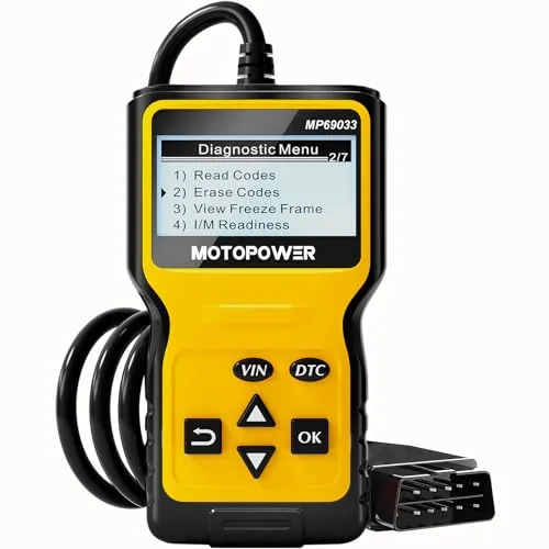 MOTOPOWER MP69033 OBD2 Code Reader Scanner Yellow