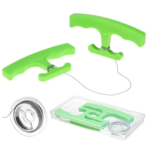 QWORK Car Emblem Removal Tool with 5 PE Cords