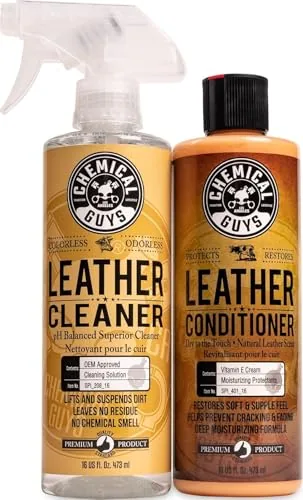 Chemical Guys Leather Cleaner & Conditioner Kit 2x16oz