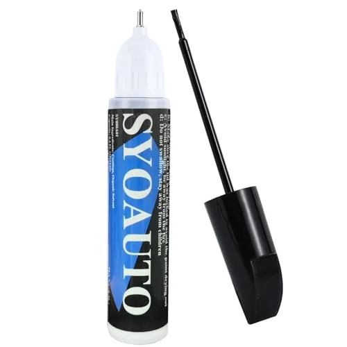 SYOAUTO 2-in-1 Black Touch Up Paint Pen 0.4oz