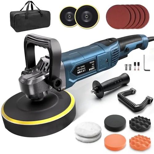 OFISPEED 6/7-Inch 1600W Rotary Buffer Polisher