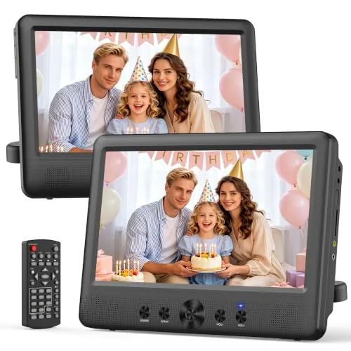 FANGOR 10.5'' Dual Car DVD Player with Secondary Screen