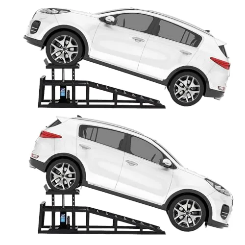 EliteEdge Hydraulic Car Service Ramps Low Profile 2-Pack