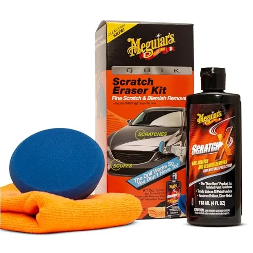 Meguiar's Quik Eraser Kit Drill-Activated Scratch Remover