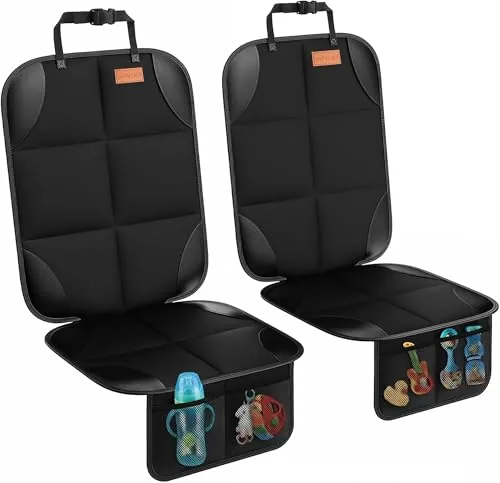 SMART ELF Car Seat Protector 2-Pack Thick Non-Slip