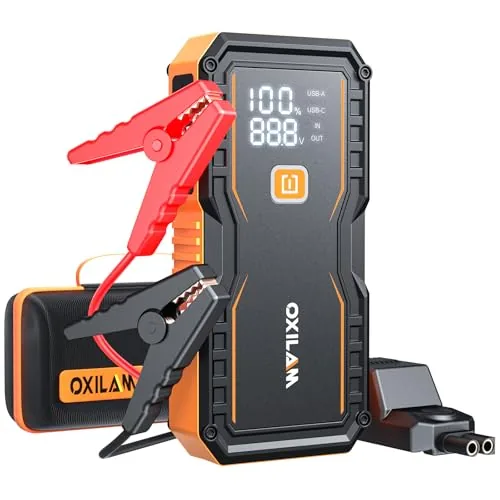 OXILAM 6000A Jump Starter with Power Bank