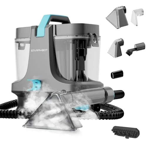 Starrybot Portable Carpet Cleaner with Steam 18Kpa