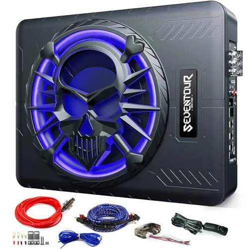 Seventour KL-10 10-inch Under-Seat Powered Subwoofer