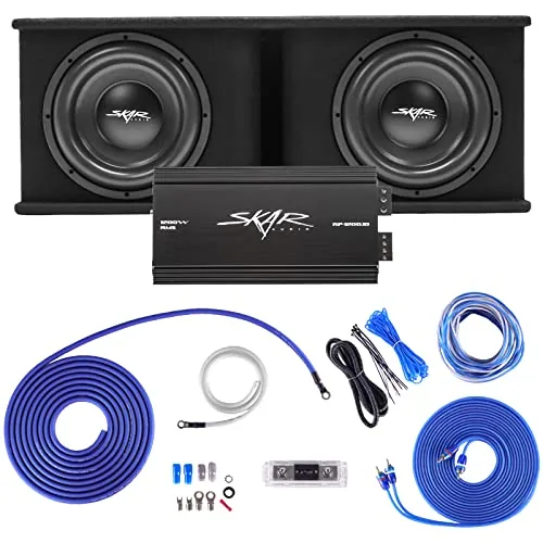 Skar Audio SDR Dual 12" 2,400W Subwoofer Bass Package