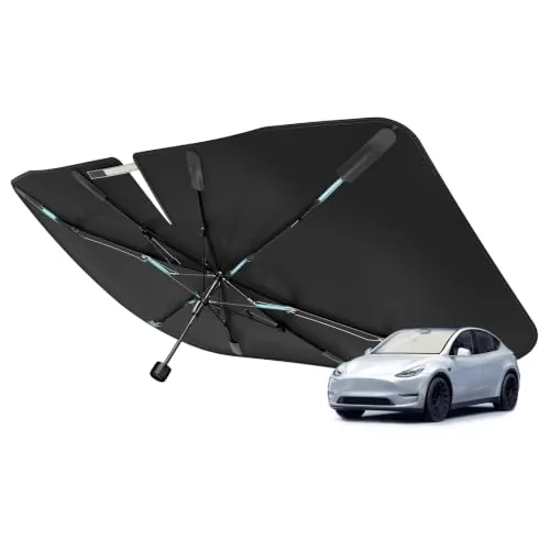 Nmoiss Windshield Sun Shade Umbrella Vinyl Heat Shield