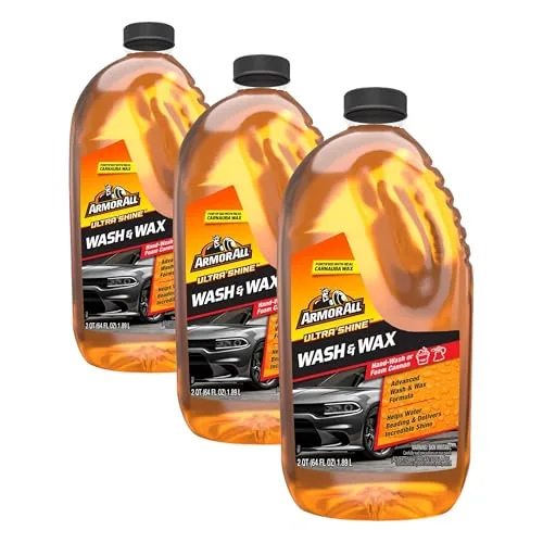 Armor All Ultra Shine Wash and Wax 64 oz 3-Pack