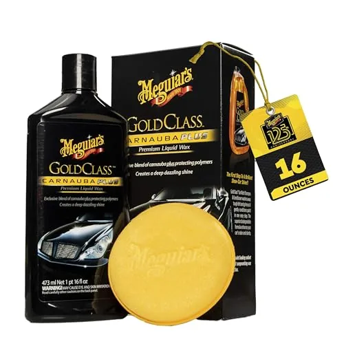 Meguiar's Gold Class Carnauba Plus Liquid Wax 16oz