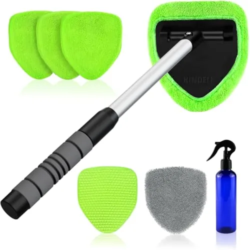 XINDELL Windshield Cleaner with Extendable Handle & 4 Pads