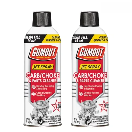 Gumout Carb & Choke Cleaner 2-Pack Fast-Dry Formula