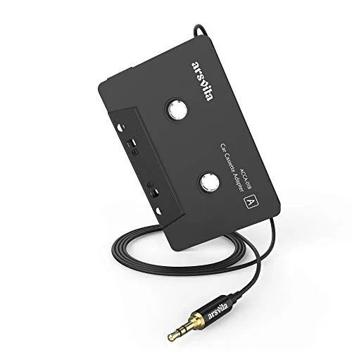 arsvita Cassette to Aux Adapter 3.5mm Gold-Plated