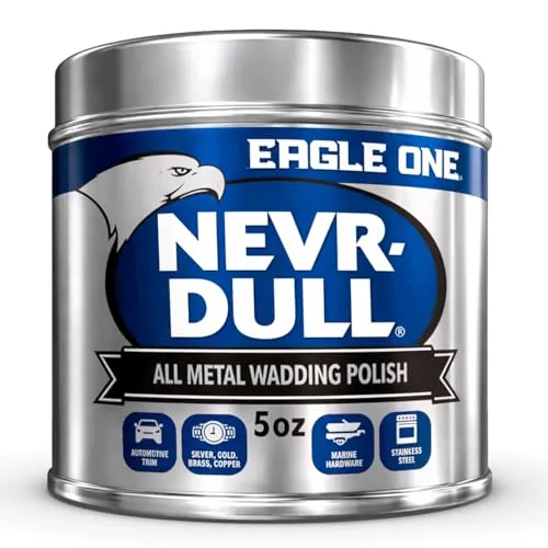 Eagle One Nevr-Dull Metal Polish 5oz Tin