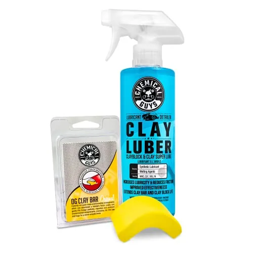 Chemical Guys OG Clay Bar & Luber Kit Medium Duty