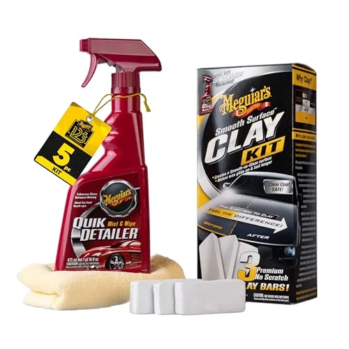 Meguiar's Smooth Surface Clay Kit 3-Bar Bundle