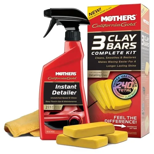Mothers California Gold 3-Bar Clay Kit 07240