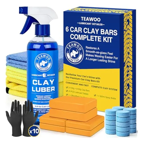 TEAWOO Clay Bar Kit All-in-One Car Detailer