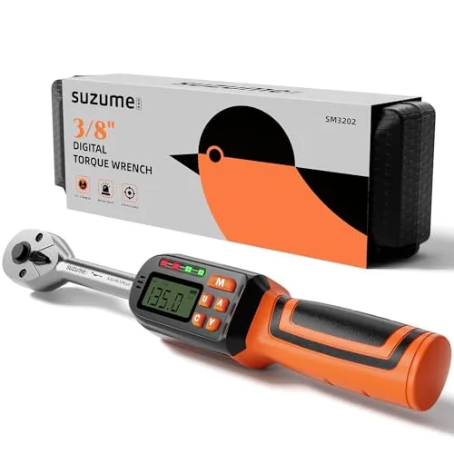 SUZUME 3/8 Drive Digital Torque Wrench, 5-99 Ft-Lb