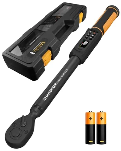 Uharbour 3/8" Digital Torque Wrench 1.5-99.5 ft-lbs