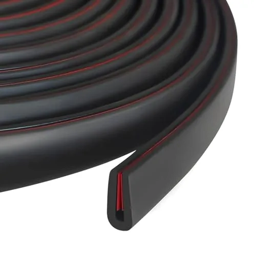 YANRUIPRO EPDM Rubber Edge Trim 1/16" 10Ft Black