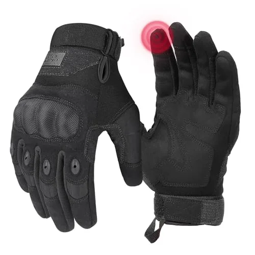 KEMIMOTO Tactical Gloves Hard Shell Palm Padding