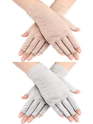 Maxdot UV Sun Gloves for Women 2-Pack