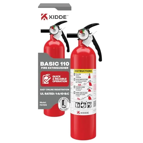 Kidde FA110G 1-A:10-B:C Home Fire Extinguisher