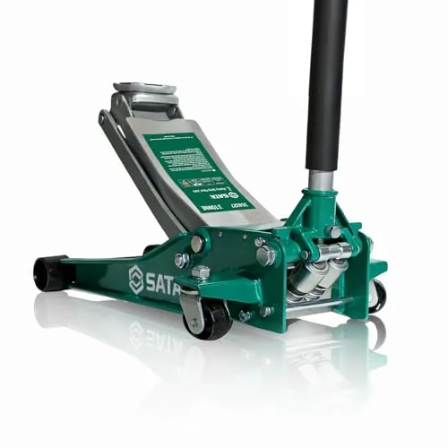 SATA 3-Ton Ultra-Low Profile Dual-Piston Floor Jack