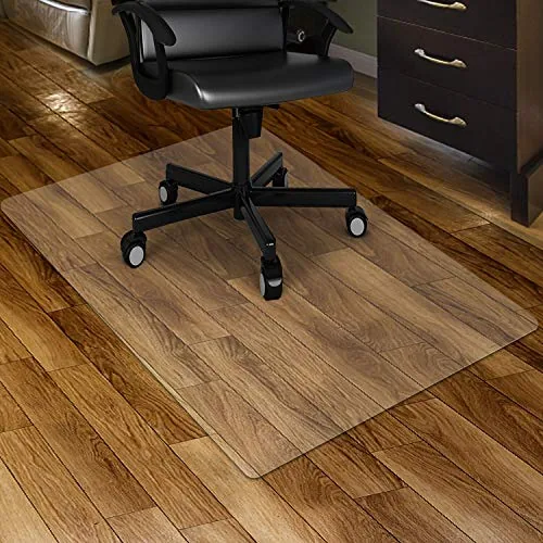 Kuyal Clear PVC Chair Mat for Hard Floors 36x48in
