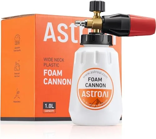 AstroAI Foam Cannon 1L 1/4" Quick Connect 1000-3000 PSI