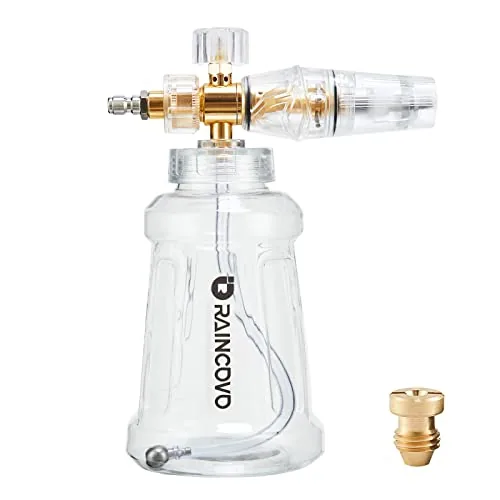 Raincovo Foam Cannon Clear 1L Pressure Washer Attachment