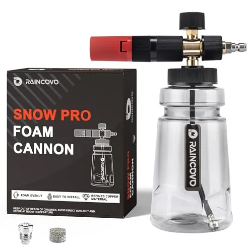 Raincovo Snow Pro Foam Cannon Wide-Mouth Design