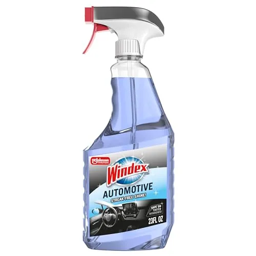 Windex Automotive Glass Cleaner Spray, Ammonia-Free, 23 oz