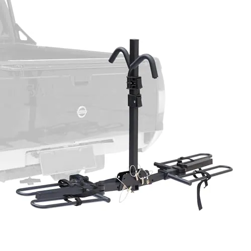 Young Electric 2-Bike Hitch Rack Foldable Platform 80lb