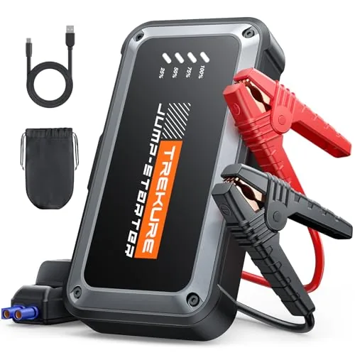 TREKURE 4000A Jump Starter 16800mAh Compact Power Bank