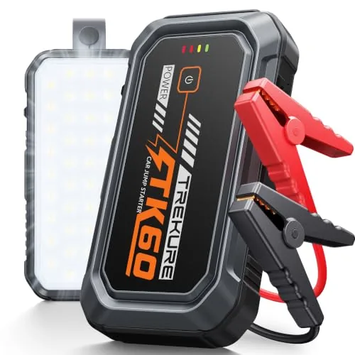 TREKURE TK60 5000A Jump Starter with Magnetic Light