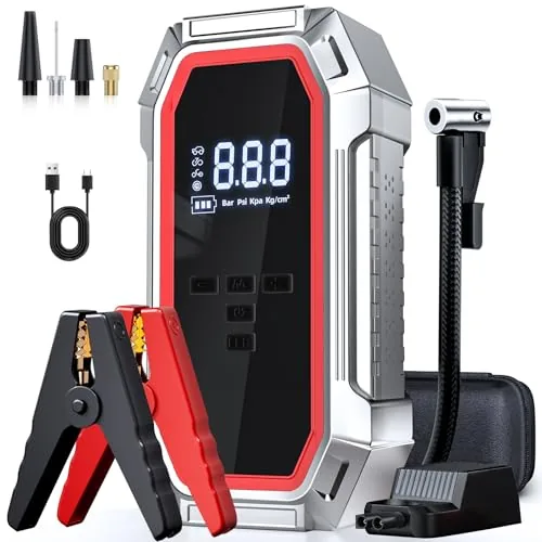 DECHANIE 5-in-1 Jump Starter with 160PSI Air Compressor