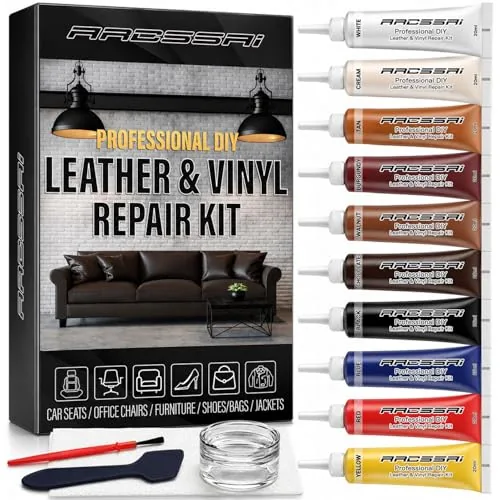 ARCSSAI Leather Vinyl Repair Kit 10 Colors