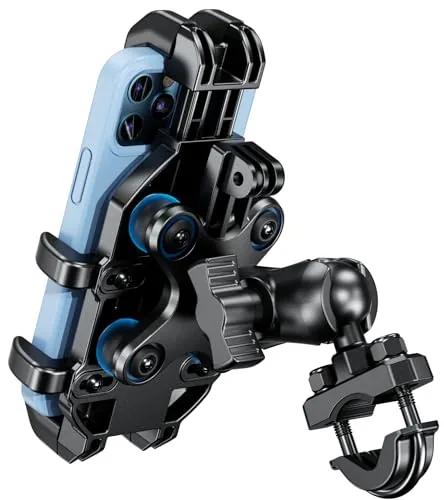 BRCOVAN Motorcycle Phone Mount with Vibration Dampener