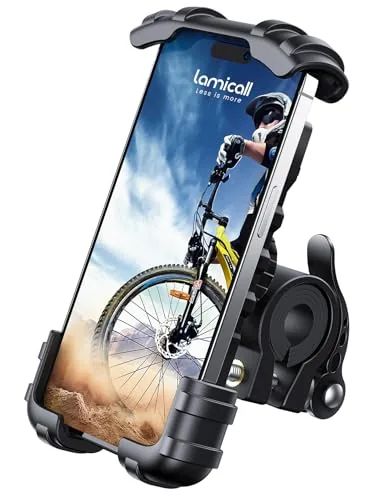 Lamicall Bike Phone Mount with Lockable Red Switch