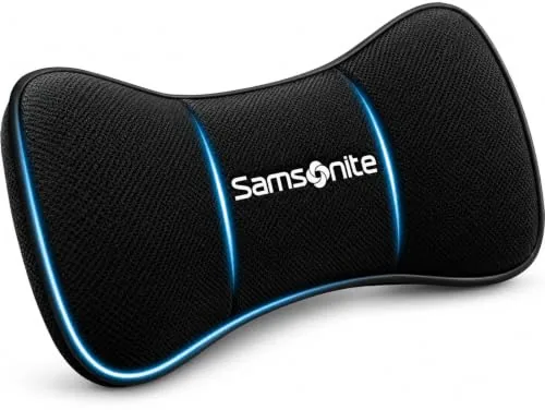 Samsonite Memory Foam Car Neck Pillow with Strap