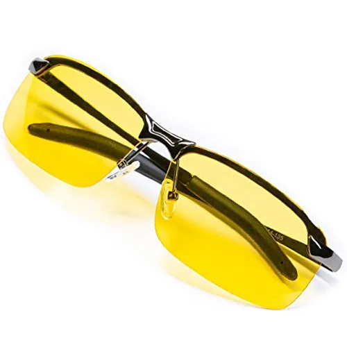 LYOFOX Night Driving Glasses Yellow Polarized Lenses