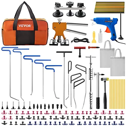 VEVOR 116-Piece Paintless Dent Repair Kit with Golden Lifter