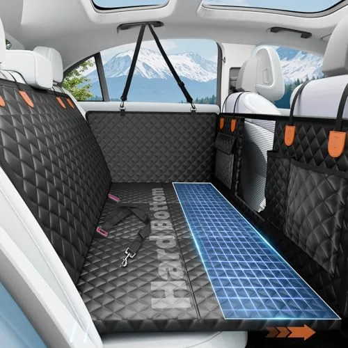 HikeSeptPals Hard Bottom Dog Car Seat Cover 400lb