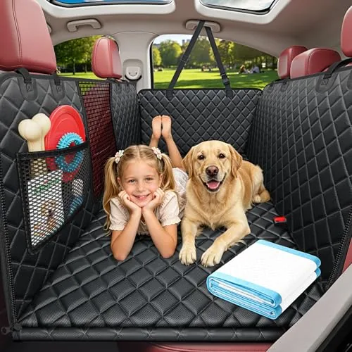 URPOWER Hard Bottom Dog Car Seat Hammock Cover