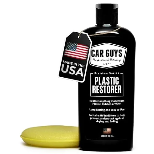 CarGuys Plastic Restorer 8oz Dry-Touch Trim Kit